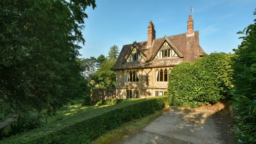 The exterior of Chaplain's House, Wraxall, Somerset